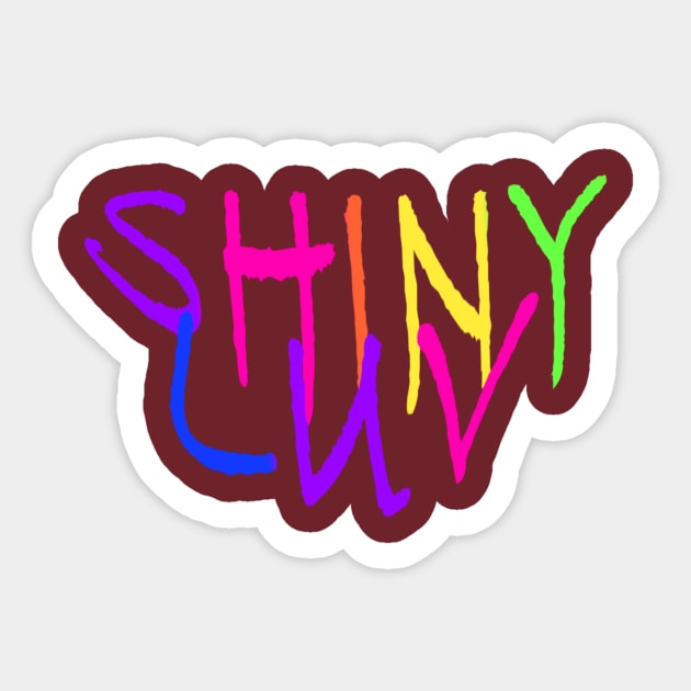 Shiny luv Sticker by SHINY LUV